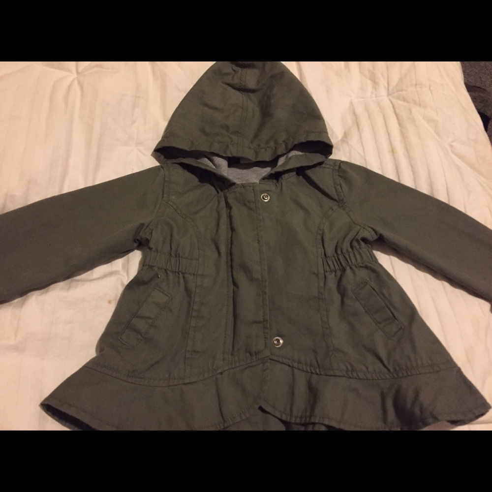 Cargo style jacket for babygirl
